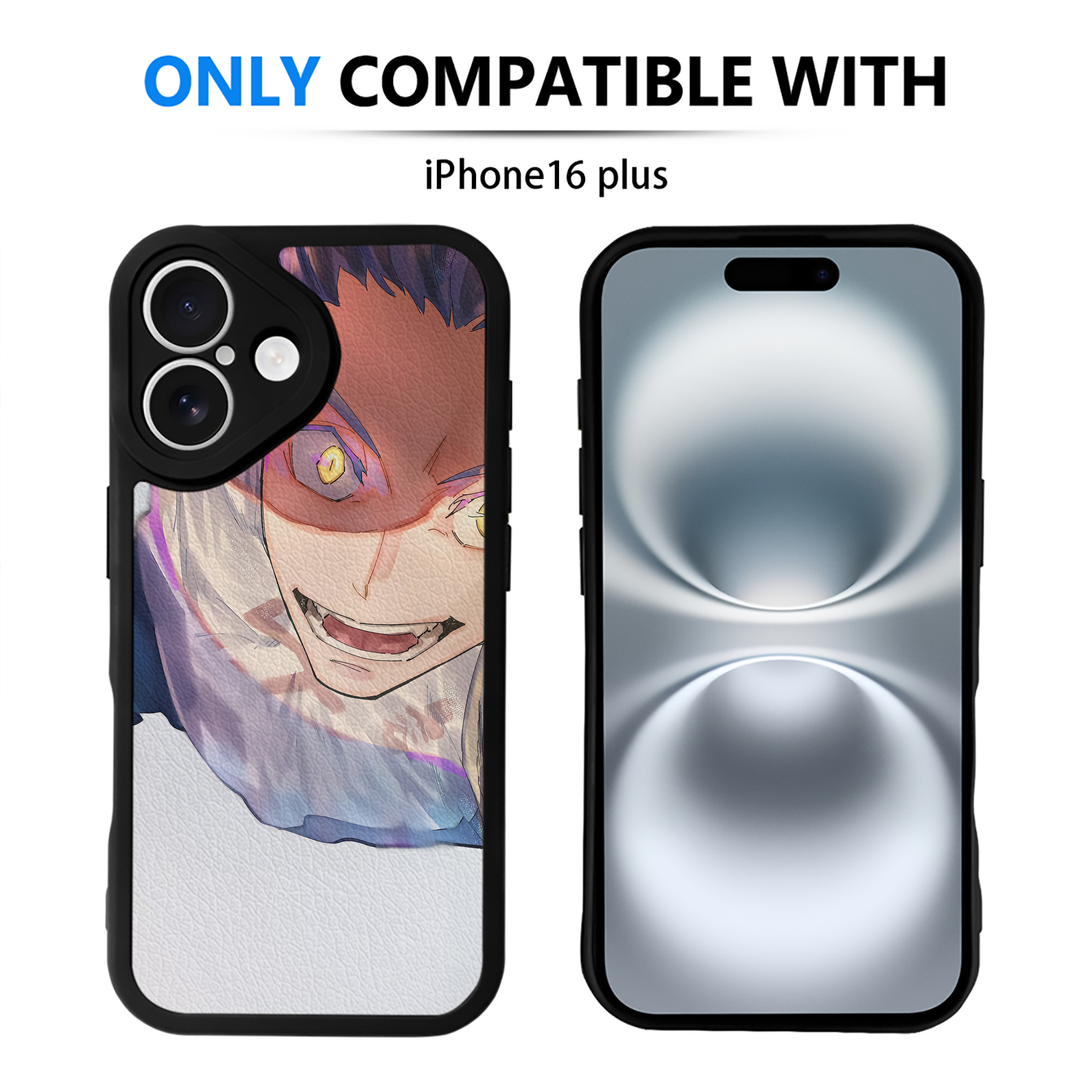 （画像用） ハイキュー!! Haikyu!! 【iPhone 16シリーズ対応】シリコンスマホケース（レザー調） 材質：シリコン